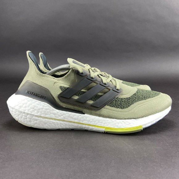 adidas gazelle silver green womens Adidas Ultraboost 21 Men's Shoes Core Black-Silver Metallic-Solar Yell   Sports Plaza NY